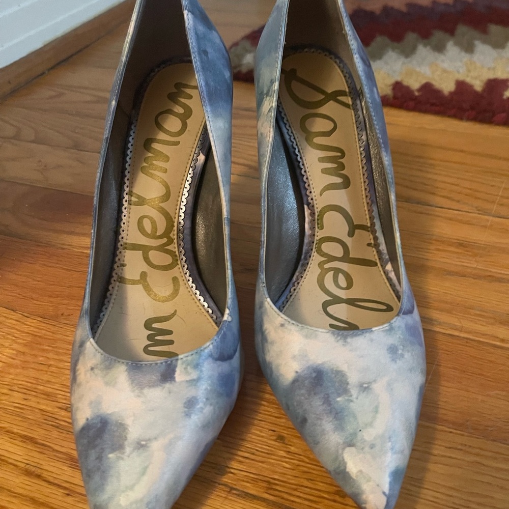 Sam Edelman Blue and white Women's Heels
